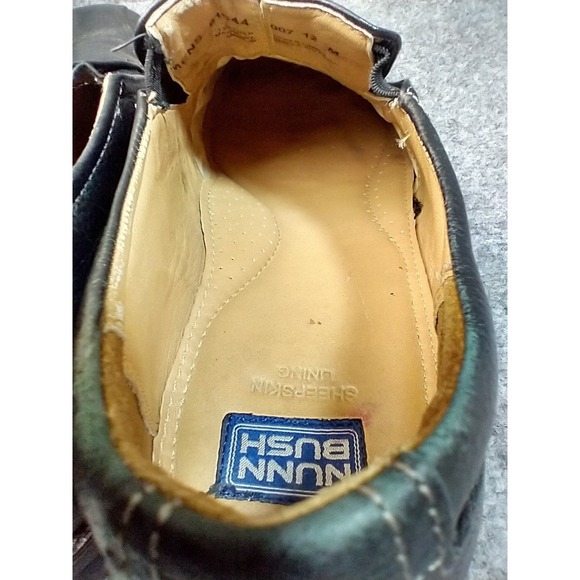 Nunn Bush Mens Black Pebbled Leather Slip On Loafers Bicycle Toe 81044 Size 12 M main image 12